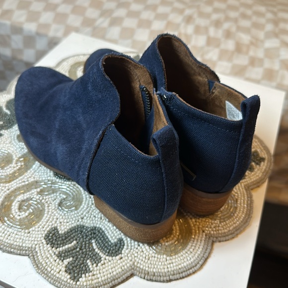 Blue suede Toms boot - Picture 3 of 11